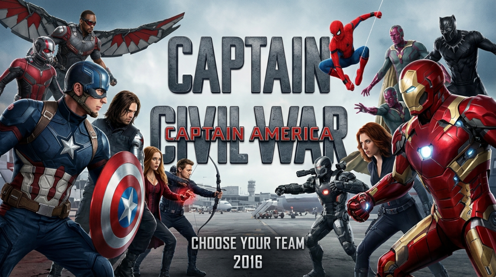Captain America: Civil War Backdrop