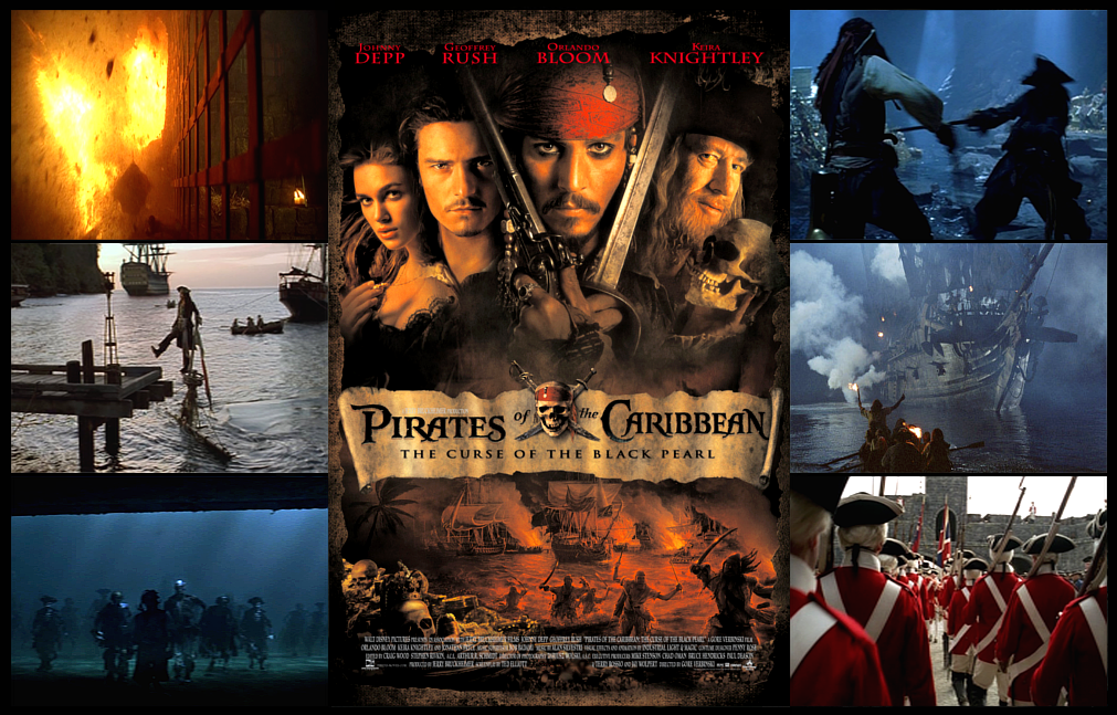 Pirates of the Caribbean: The Curse of the Black Pearl Backdrop